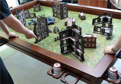 How Deep to Make the Recessed Vault of Your Board Game Table for Cards, Minis, and Player Boards?