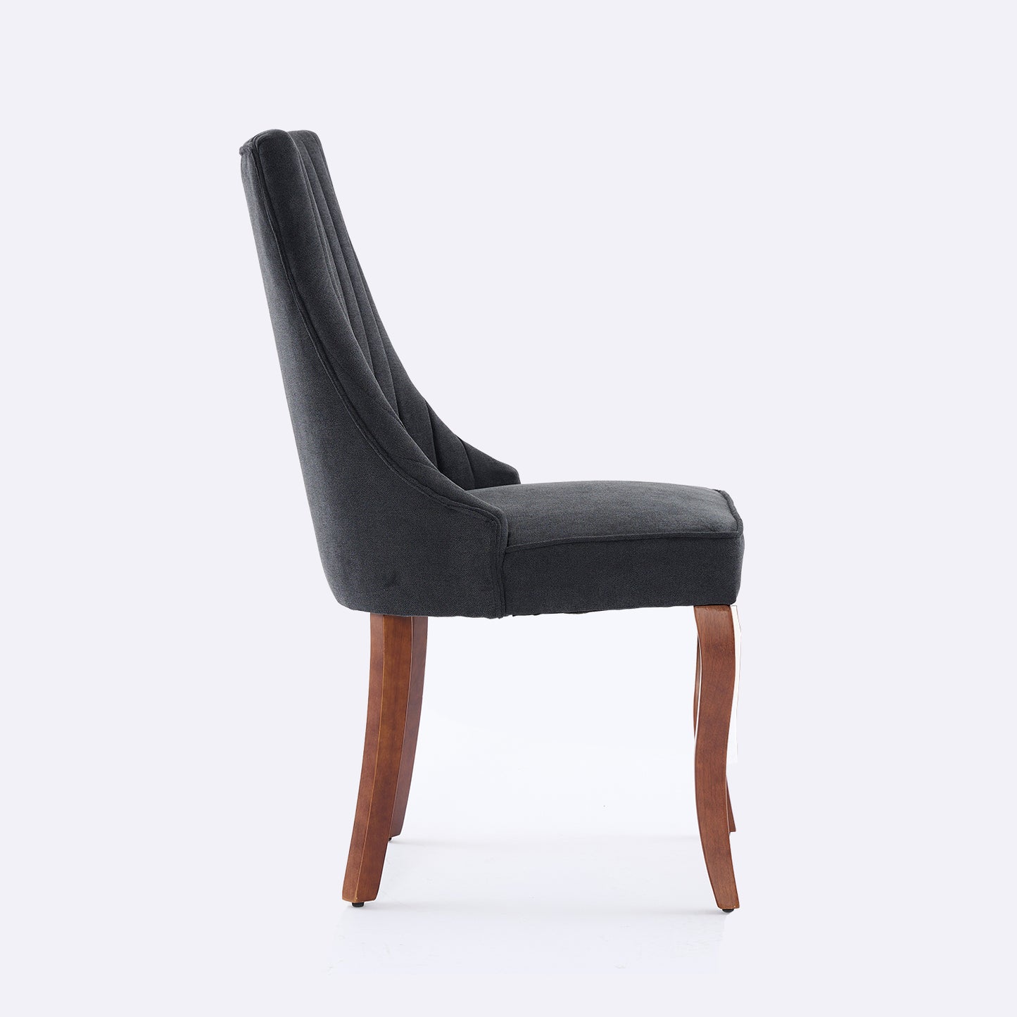 Flocked Linen Dining Chairs (Set of 2)