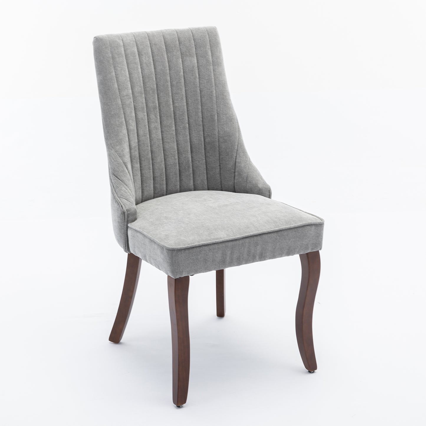 Flocked Linen Dining Chairs (Set of 2)