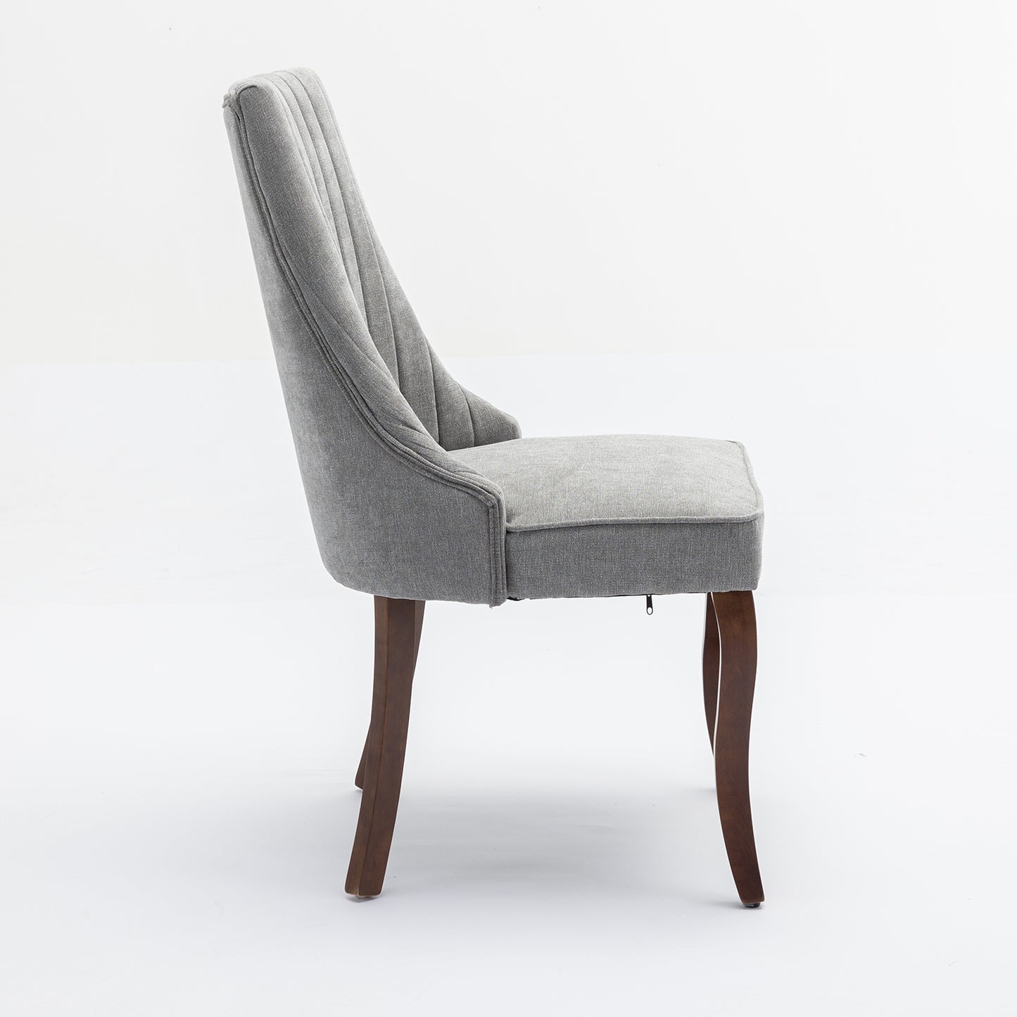 Flocked Linen Dining Chairs (Set of 2)
