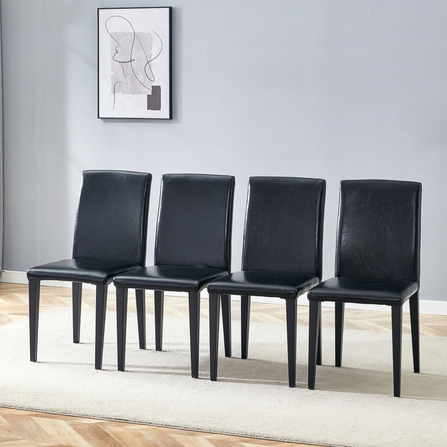 Ergonomic Tech Fabric Chairs - Set of 2