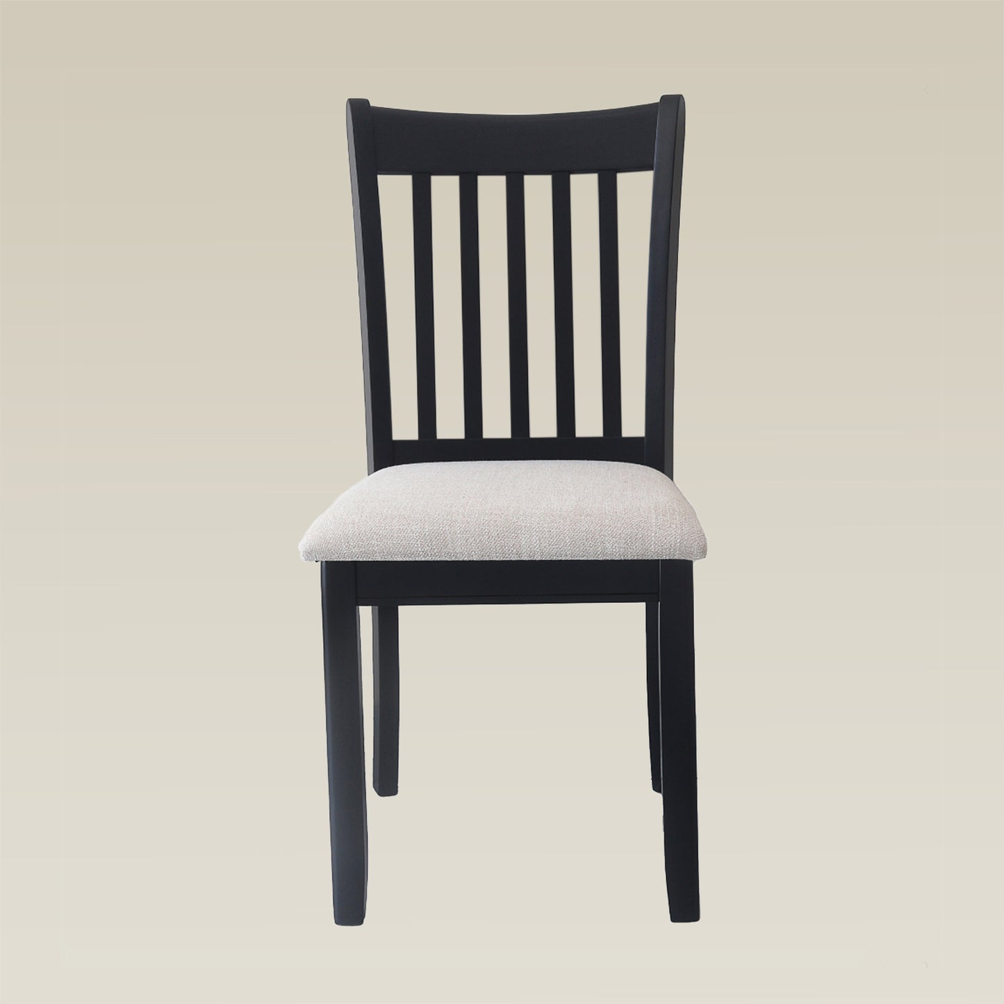 Wooden Back Chairs - Set of 2