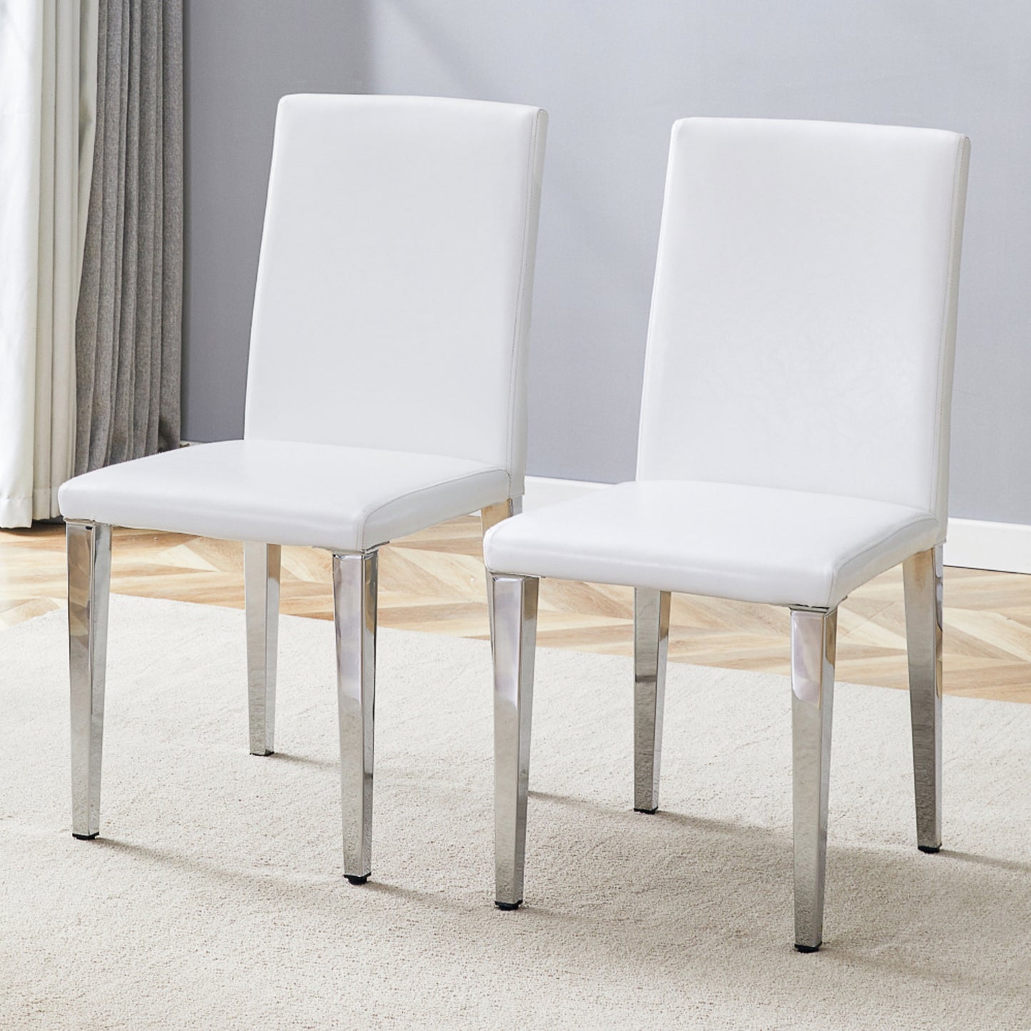 Ergonomic Tech Fabric Chairs - Set of 2
