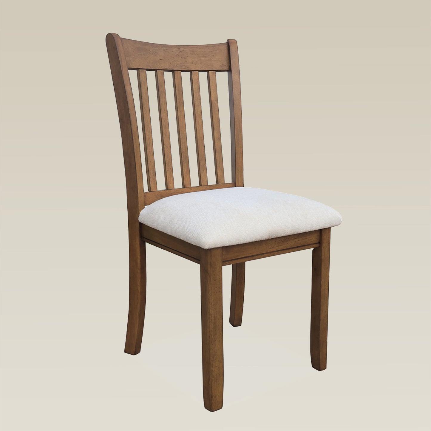 Wooden Back Chairs - Set of 2