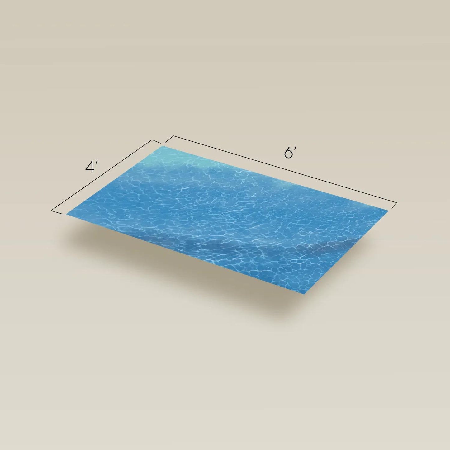 4×6' Single-Sided Game Table Playmat – for Board Games & RPGs