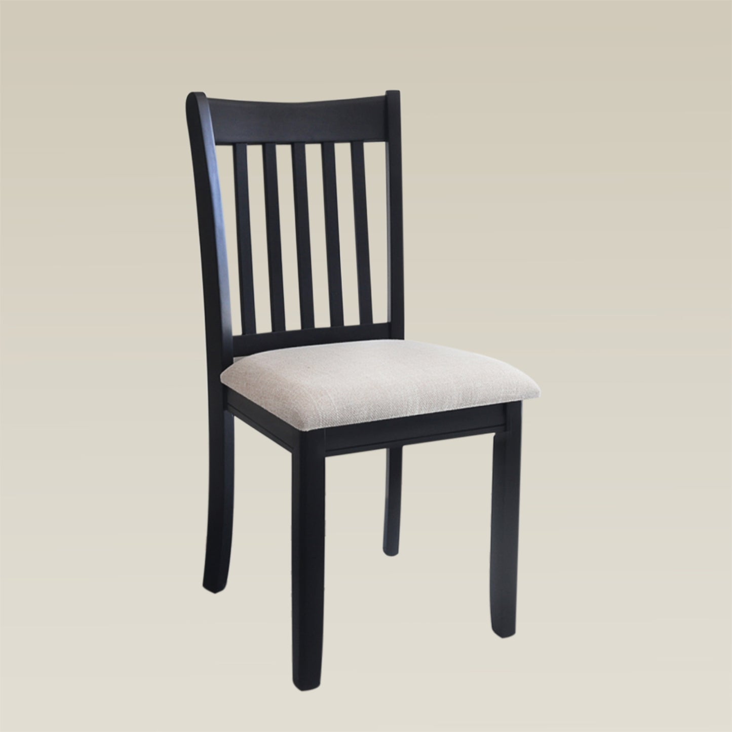 Wooden Back Chairs - Set of 2