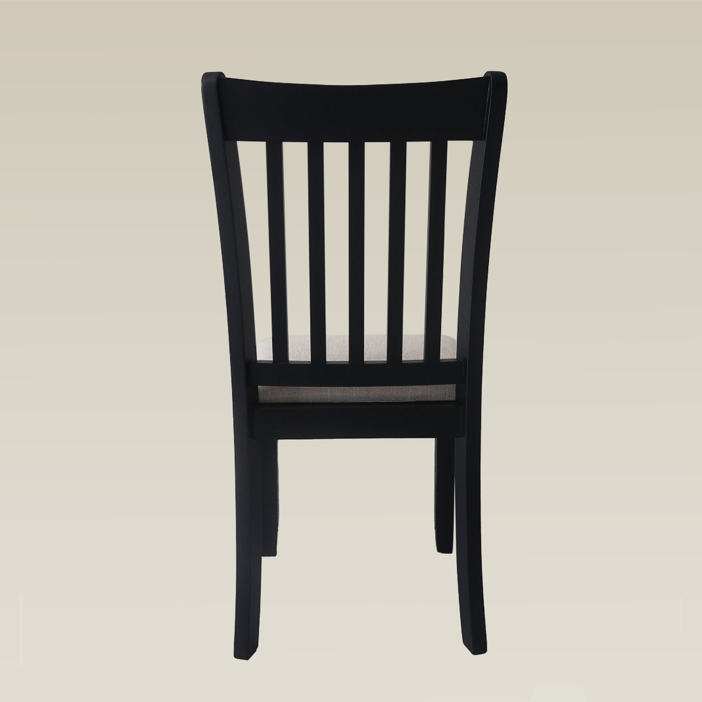 Wooden Back Chairs - Set of 2