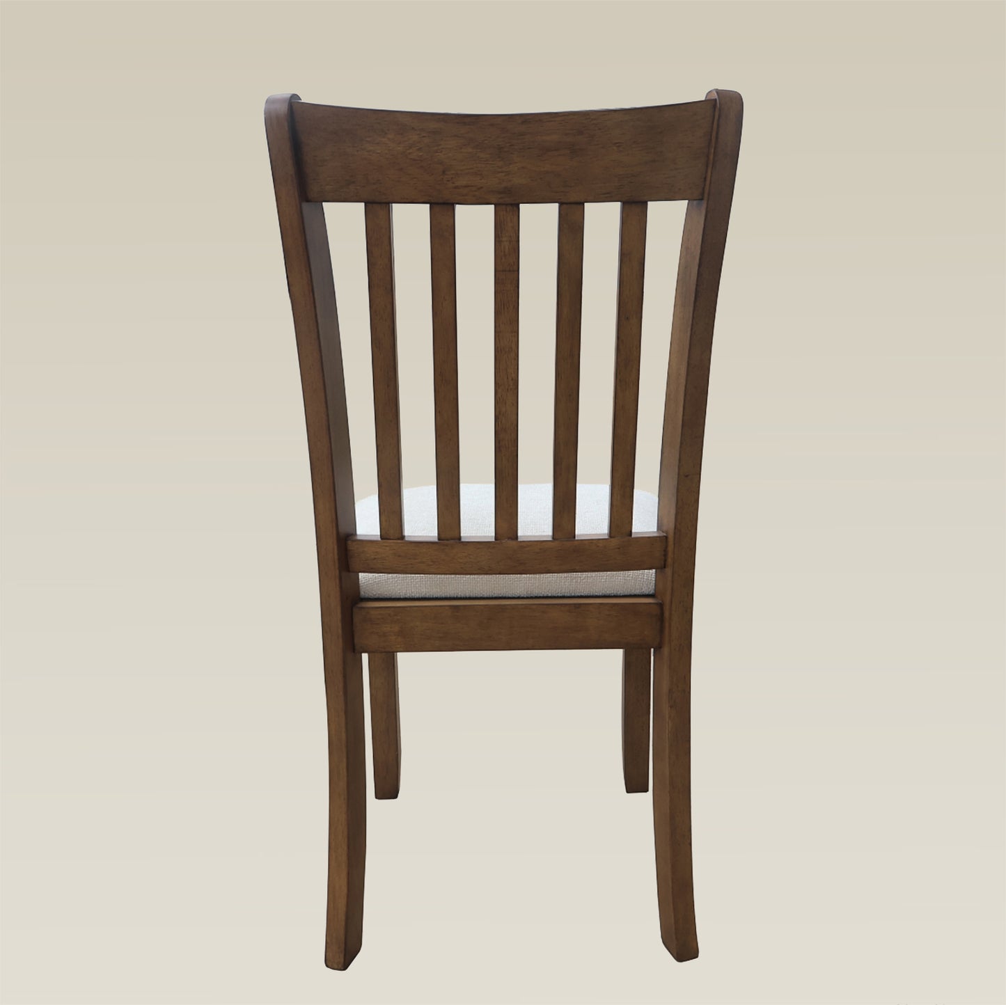 Wooden Back Chairs - Set of 2