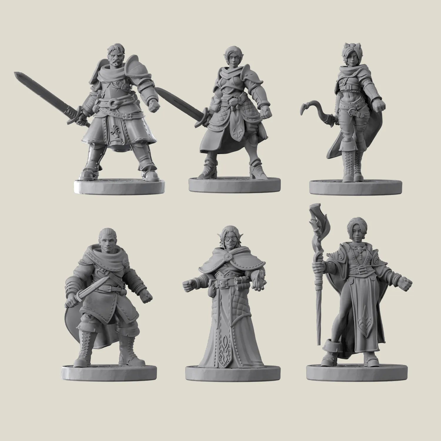 Unpainted Assembly Kit Magnetic Miniatures