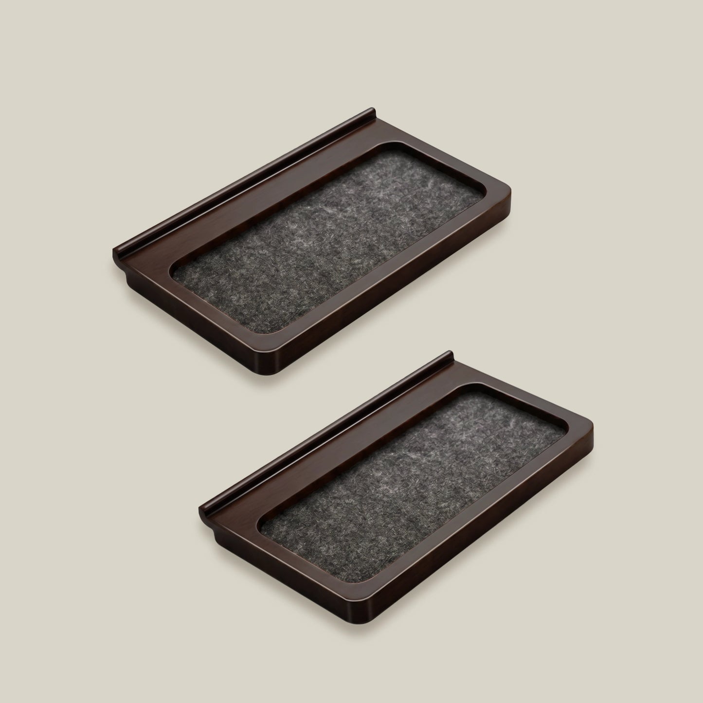 Premium Wooden Organizer Tray Set