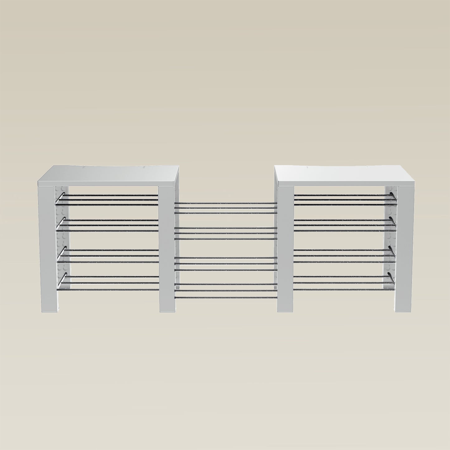 Double ShortThrone with 12 shelves