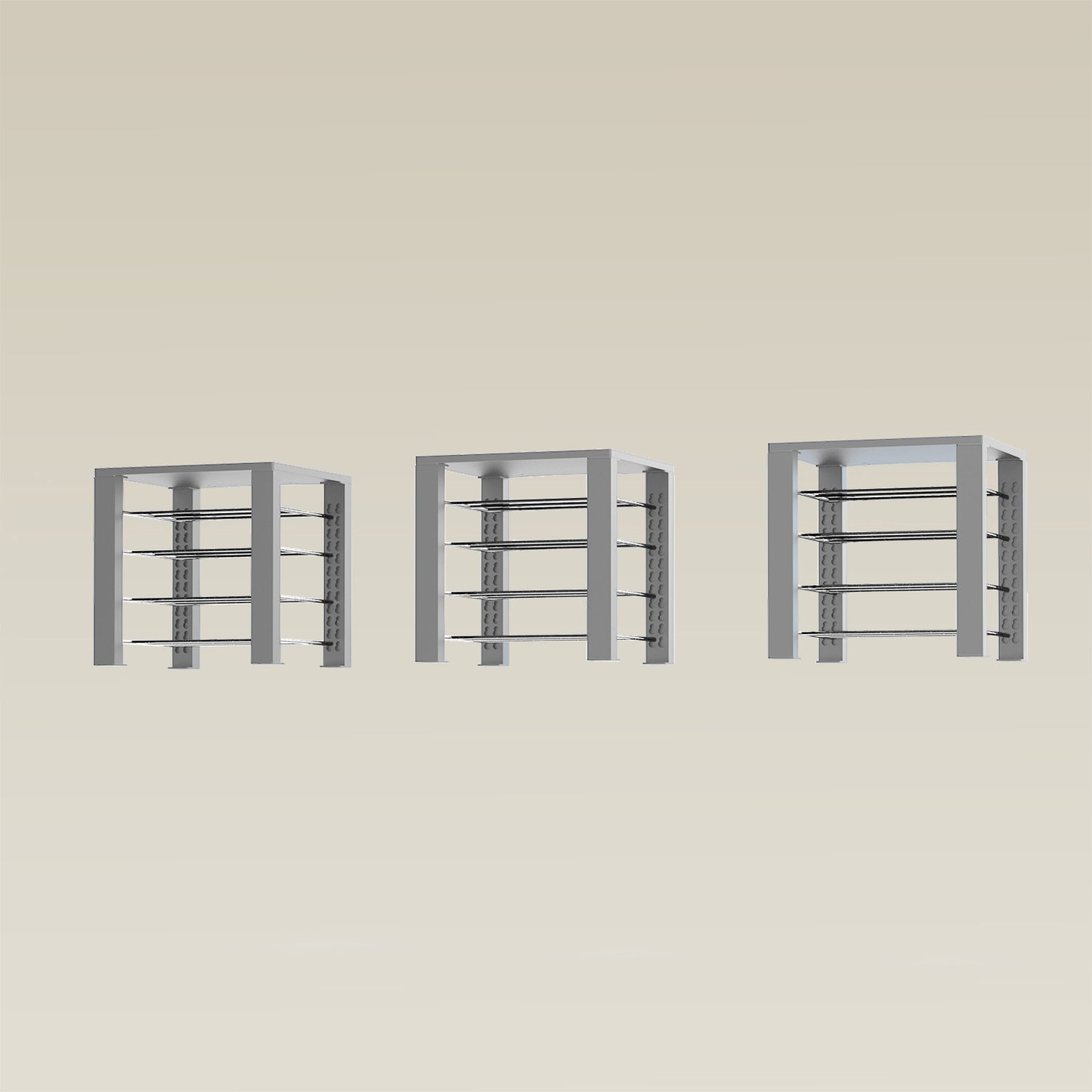 Triple ShortThrone with 12 shelves