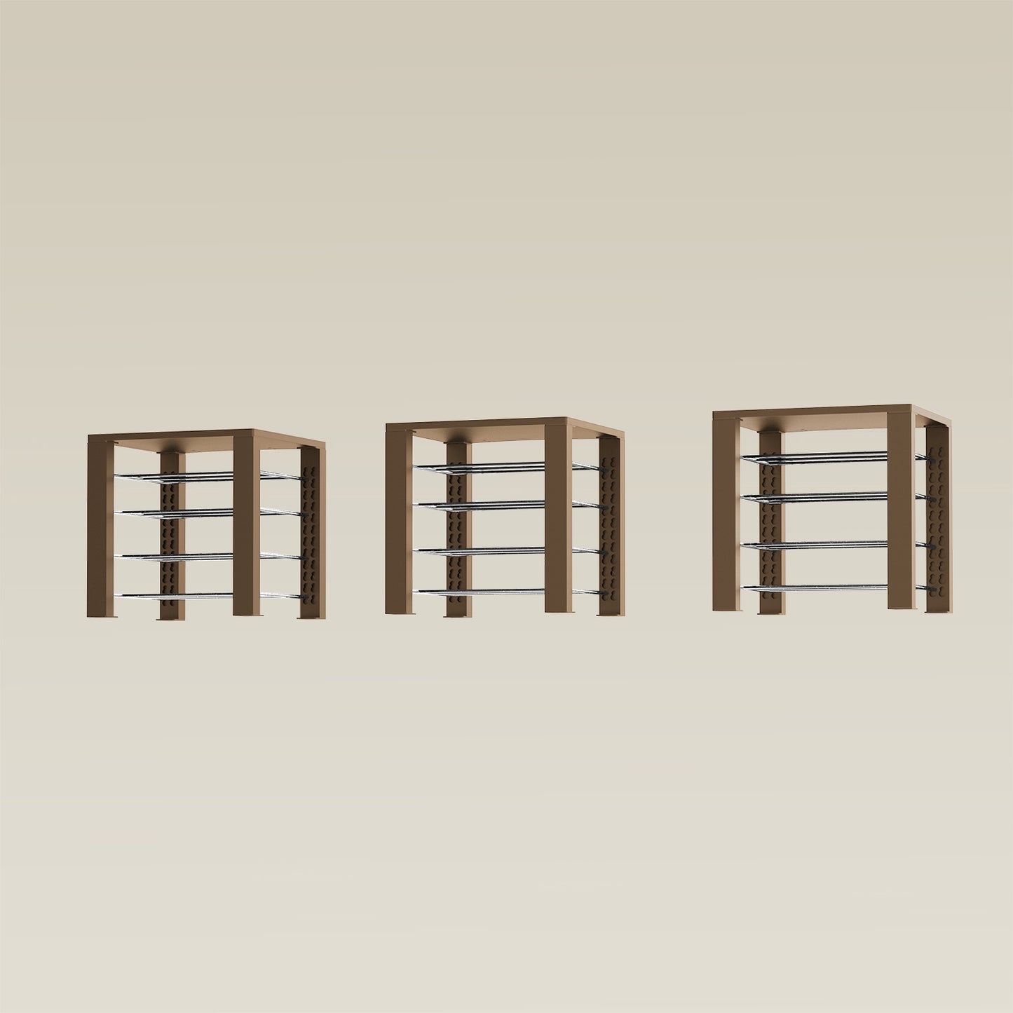 Triple ShortThrone with 12 shelves