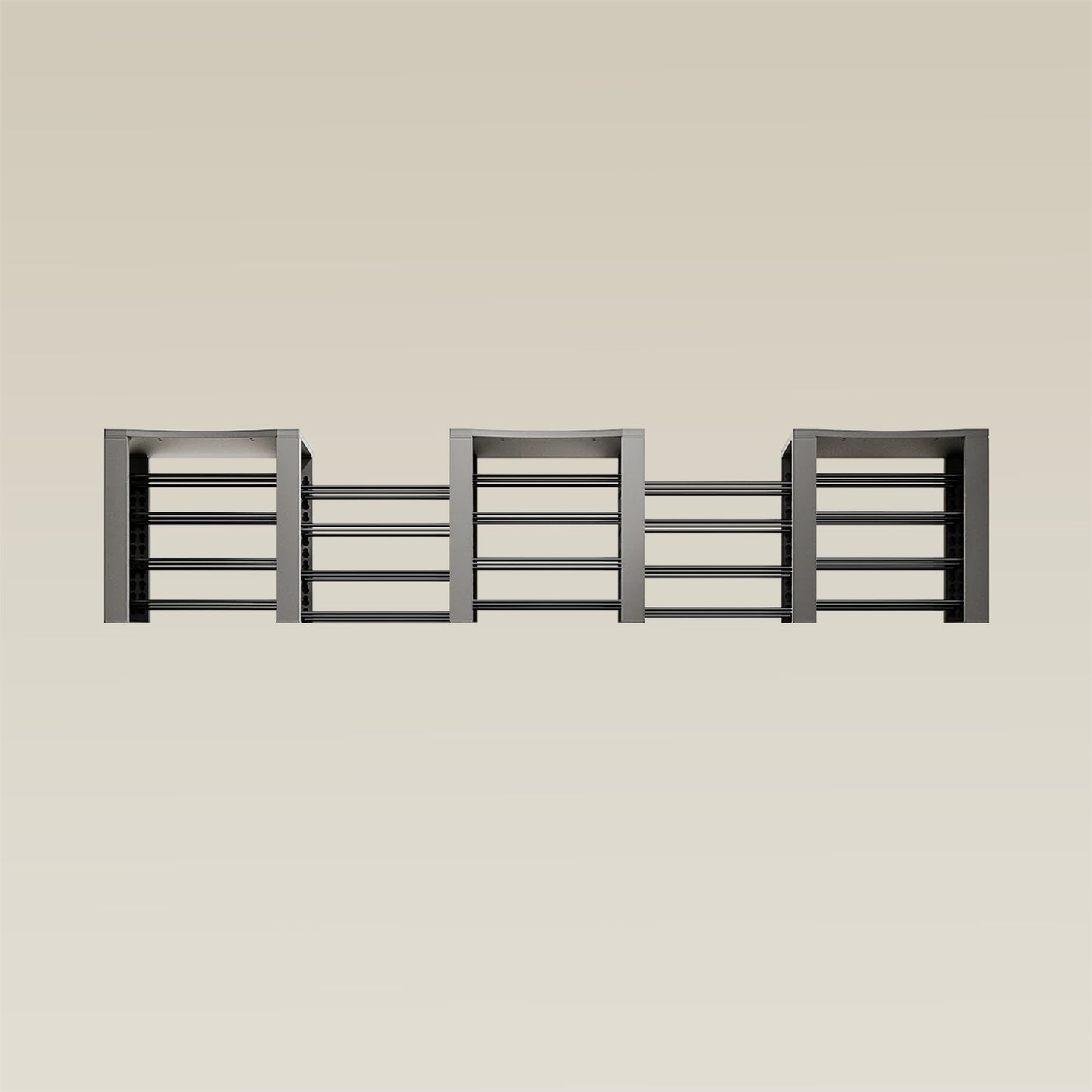 Triple ShortThrone with 20 shelves