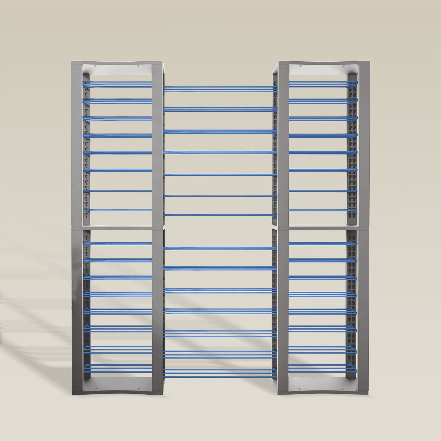 BoxKing + 14 extra wide shelves + 32 shelves