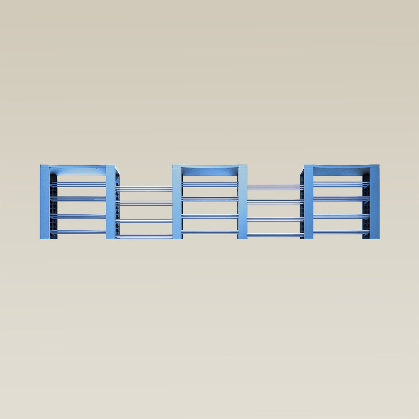 Triple ShortThrone with 20 shelves