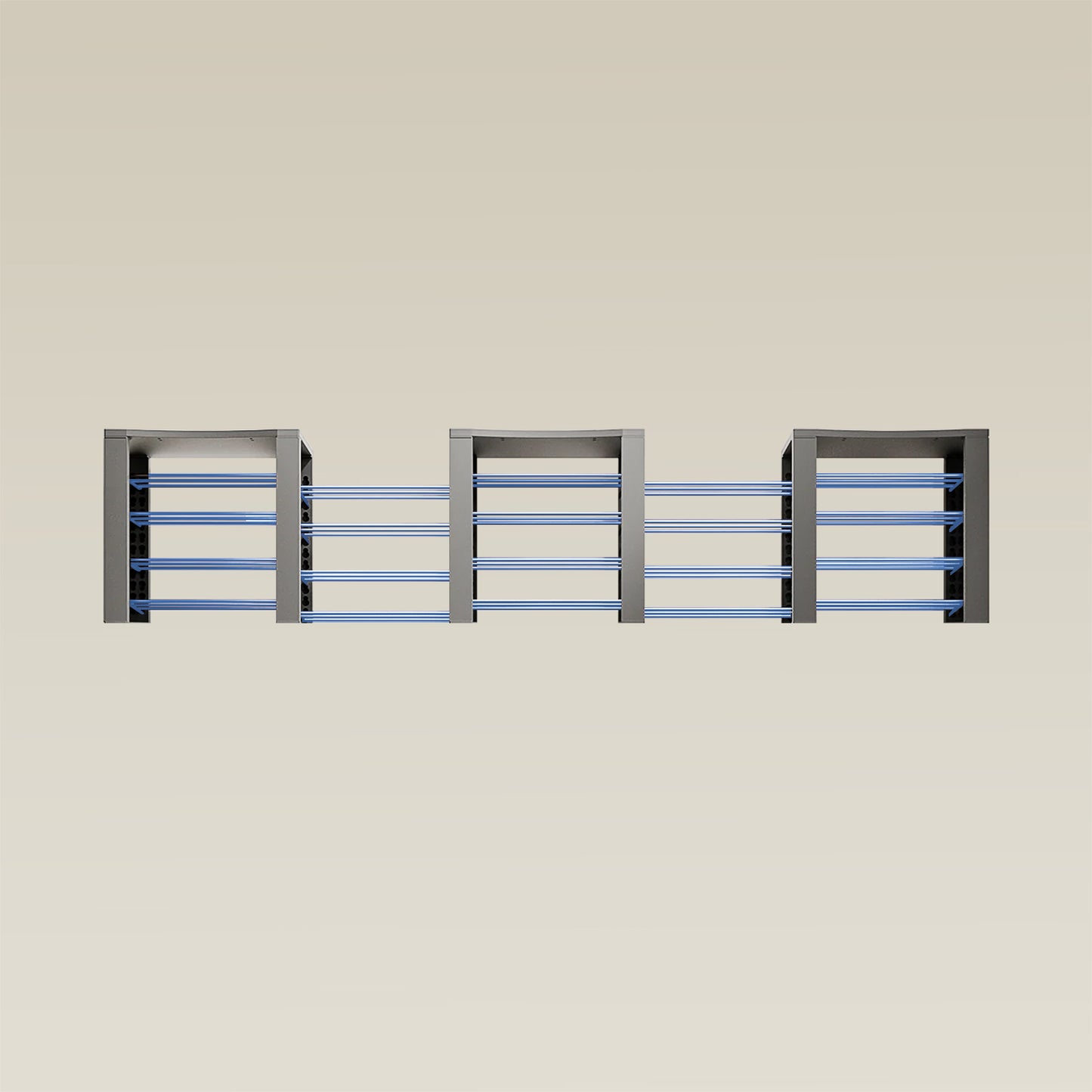 Triple ShortThrone with 20 shelves