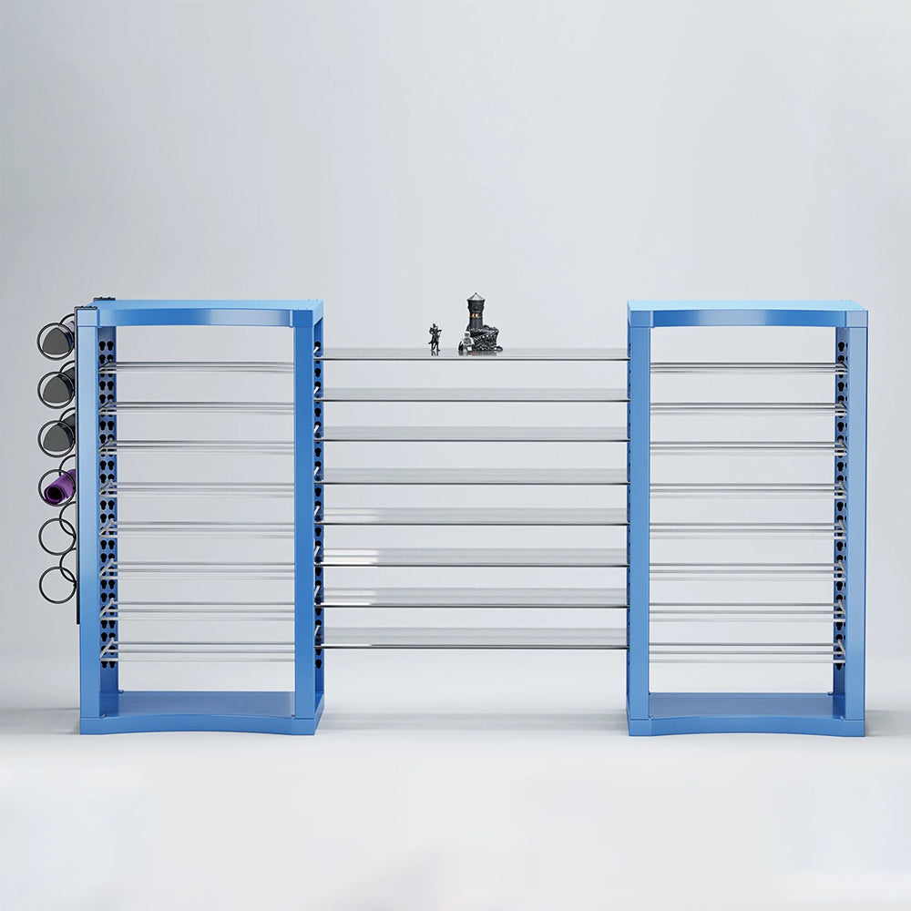 BoxDuke + 7 extra wide shelves + 16 shelves