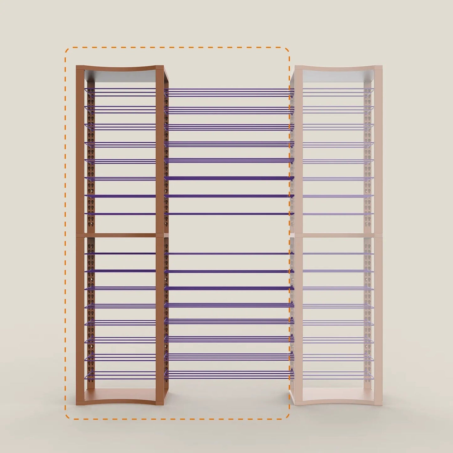 BoxThrone Expansion + 14 extra wide shelves + 16 shelves-BoxKing