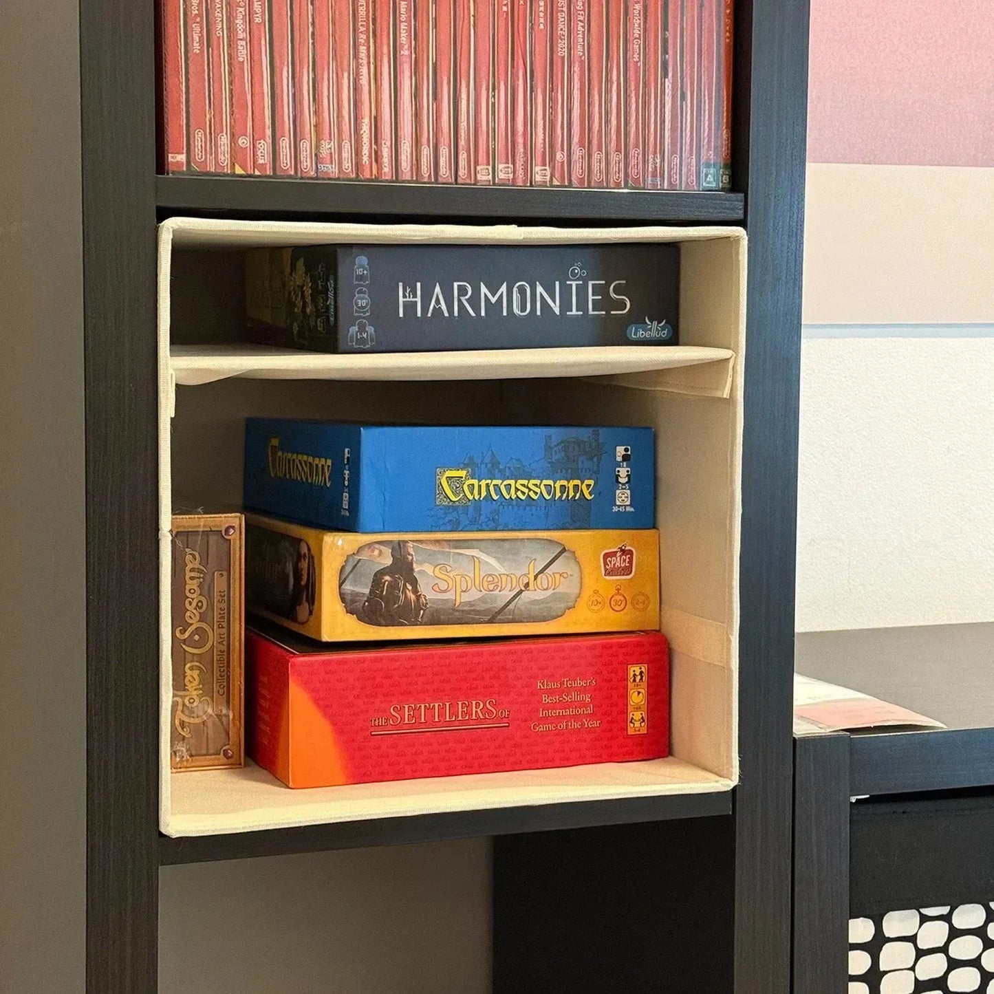 collapsible-oxford-fabric-storage-box-with-adjustable-dividers-ā-fits-ikea-kallax