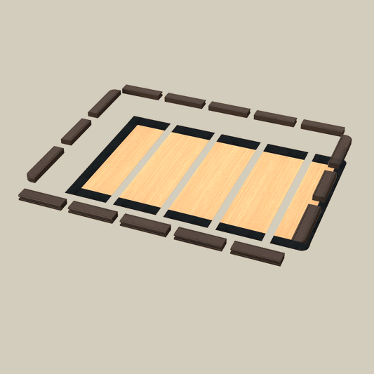 Tabletop Gaming Table | Foldable Modular Wooden Gaming Desktop