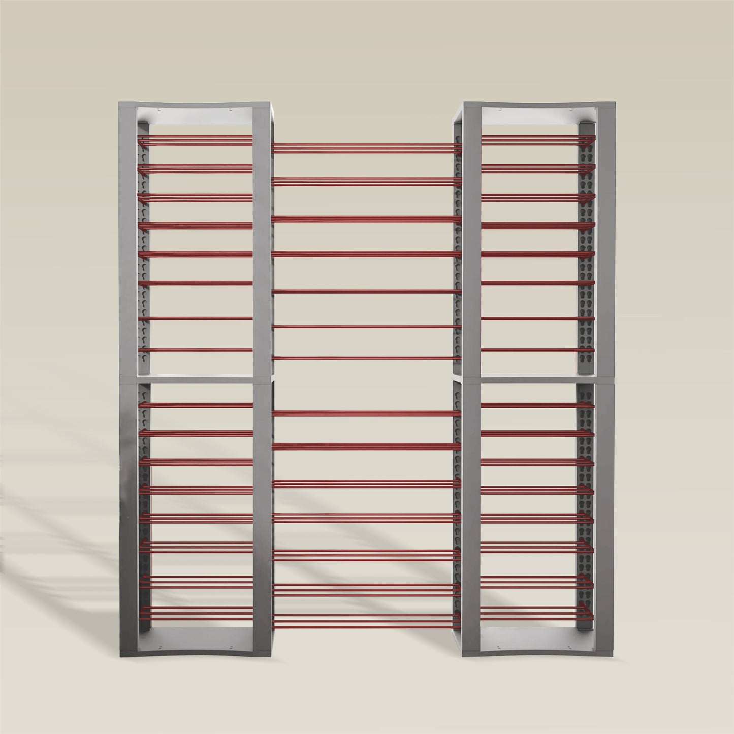 BoxKing + 14 extra wide shelves + 32 shelves