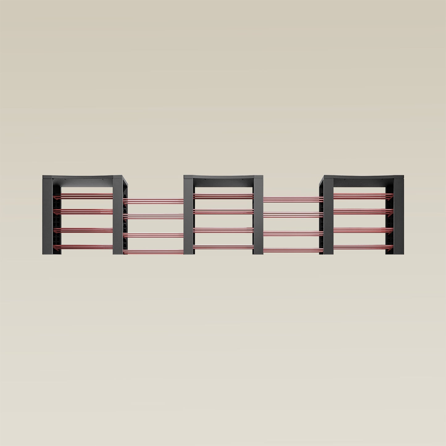 Triple ShortThrone with 20 shelves