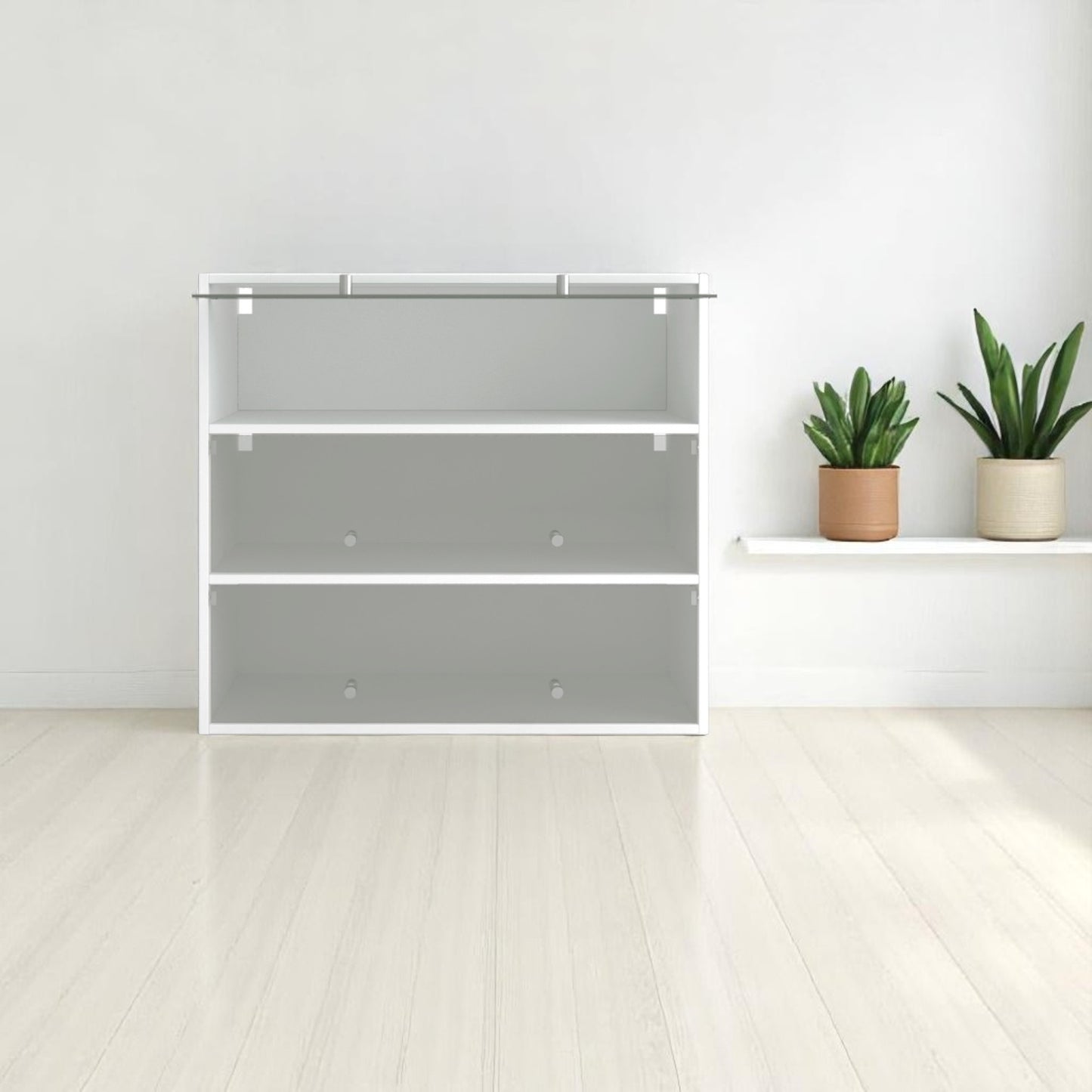 RGB LED Glass Cabinet-3 Tiers