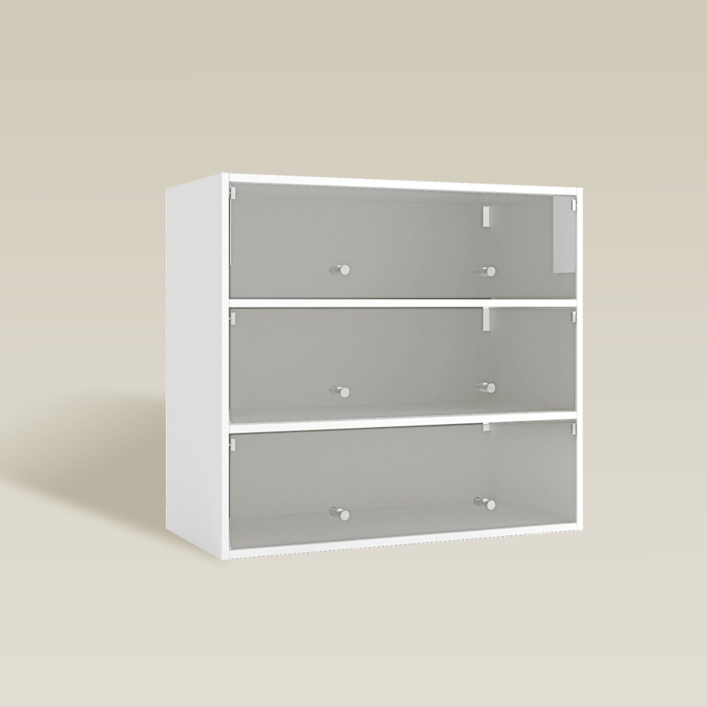 RGB LED Glass Cabinet-3 Tiers