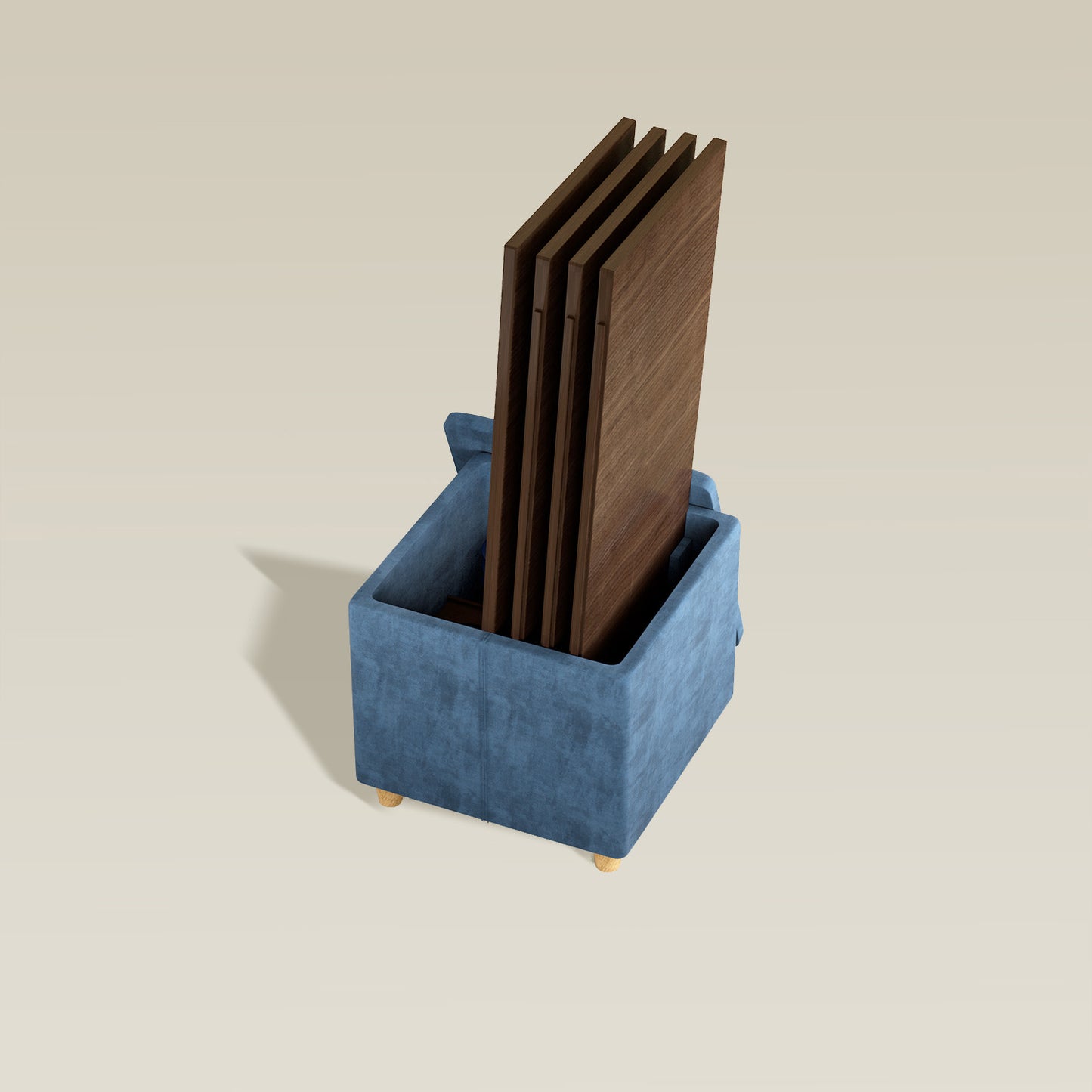 square-velvet-storage-seat-dual-purpose-seat-and-game-accessory-organizer