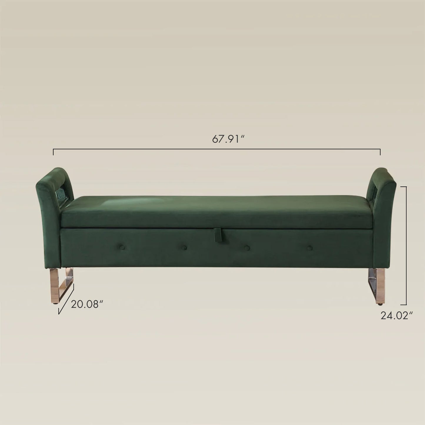 velvet-armrest-game-storage-bench-for-home