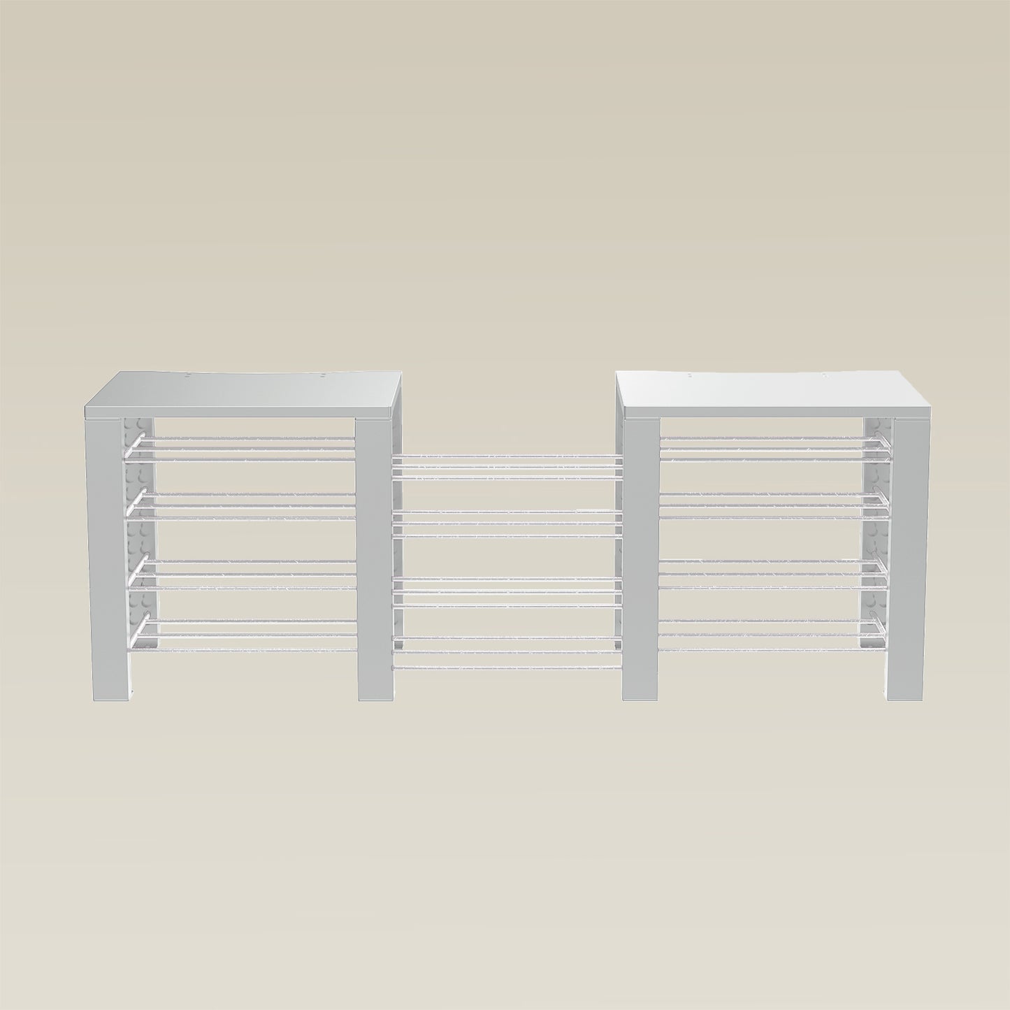 Double ShortThrone with 12 shelves