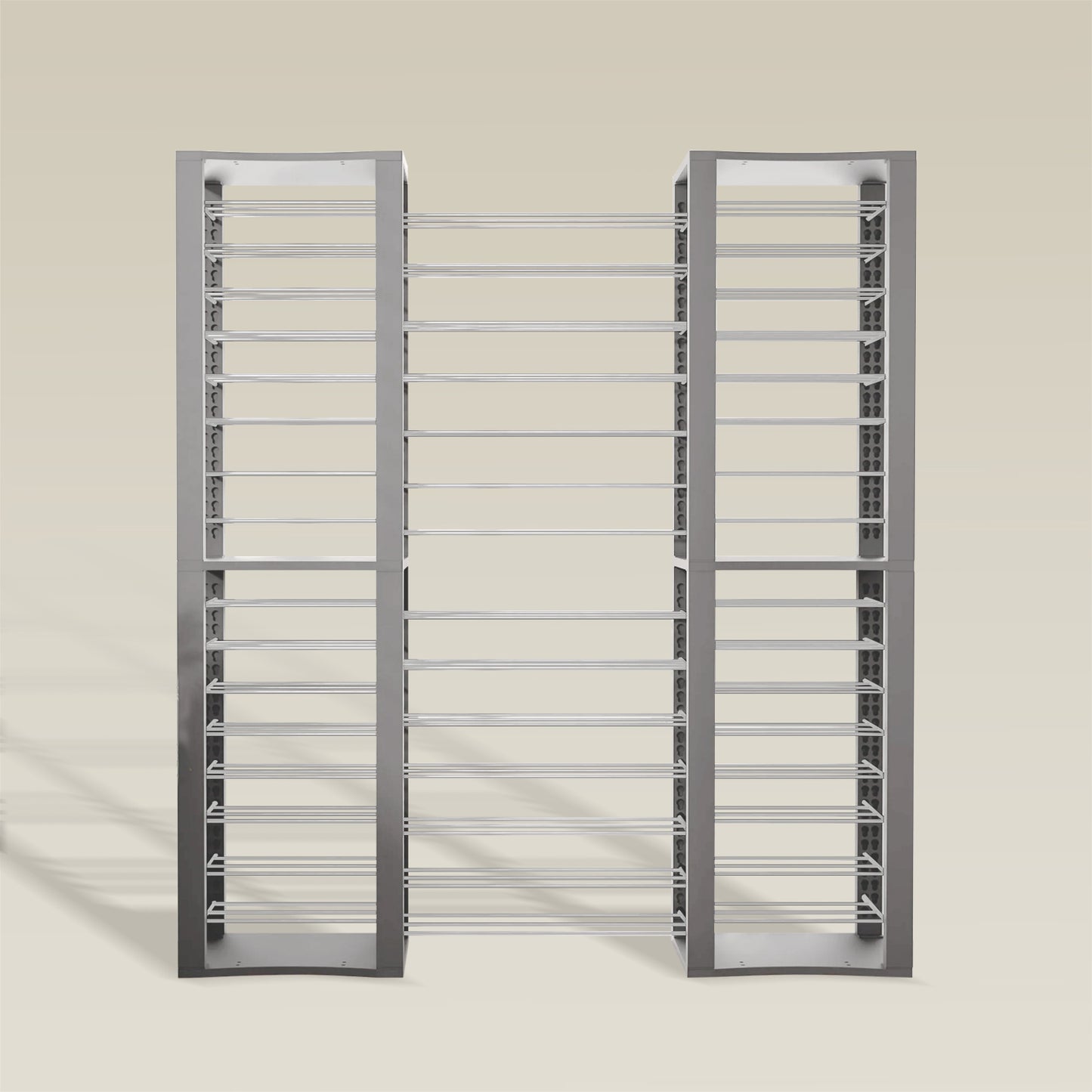 BoxKing + 14 extra wide shelves + 32 shelves