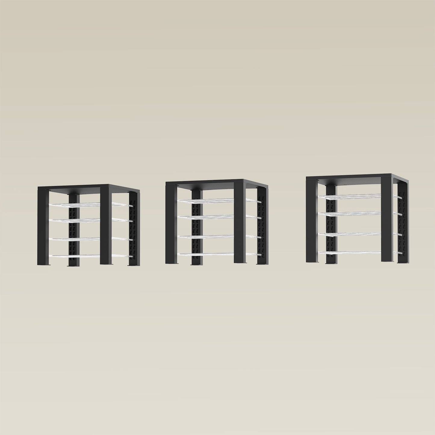 Triple ShortThrone with 12 shelves