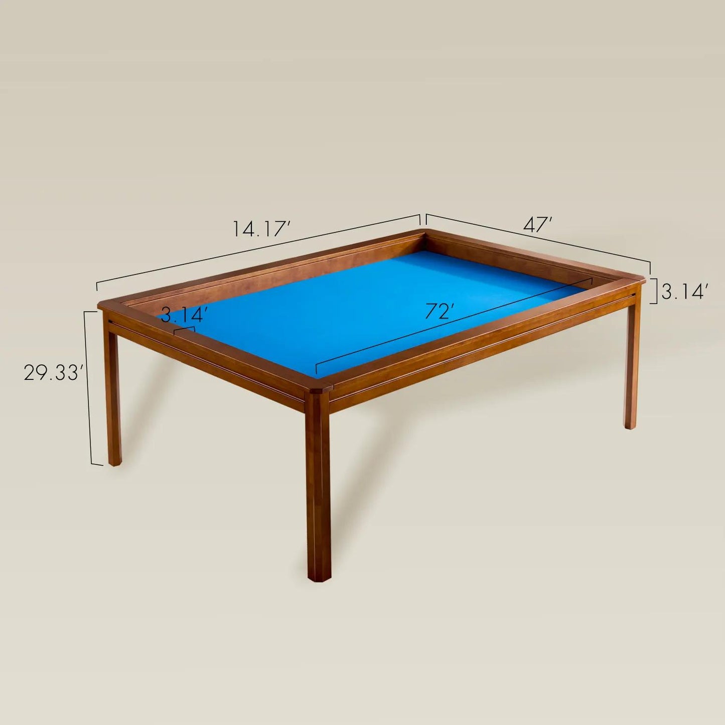 Standard Kingswood(4×6'): The Royal Game Table