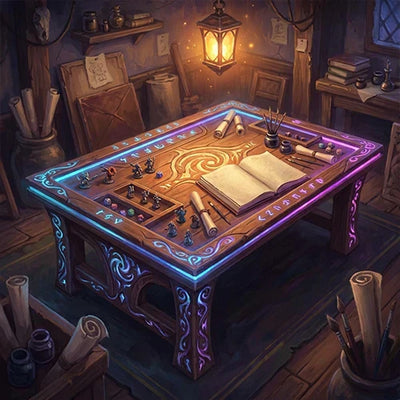 Classy Tables - The Best Board Game Table Details for DND Class