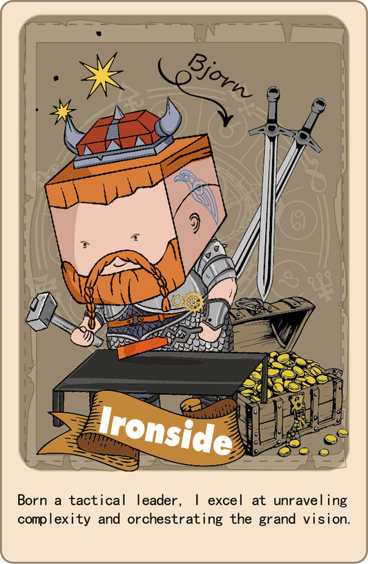 Bjorn — The Iron-Willed Craftsman of Ironside, BOXKING’s Iron Board Game Tables Department