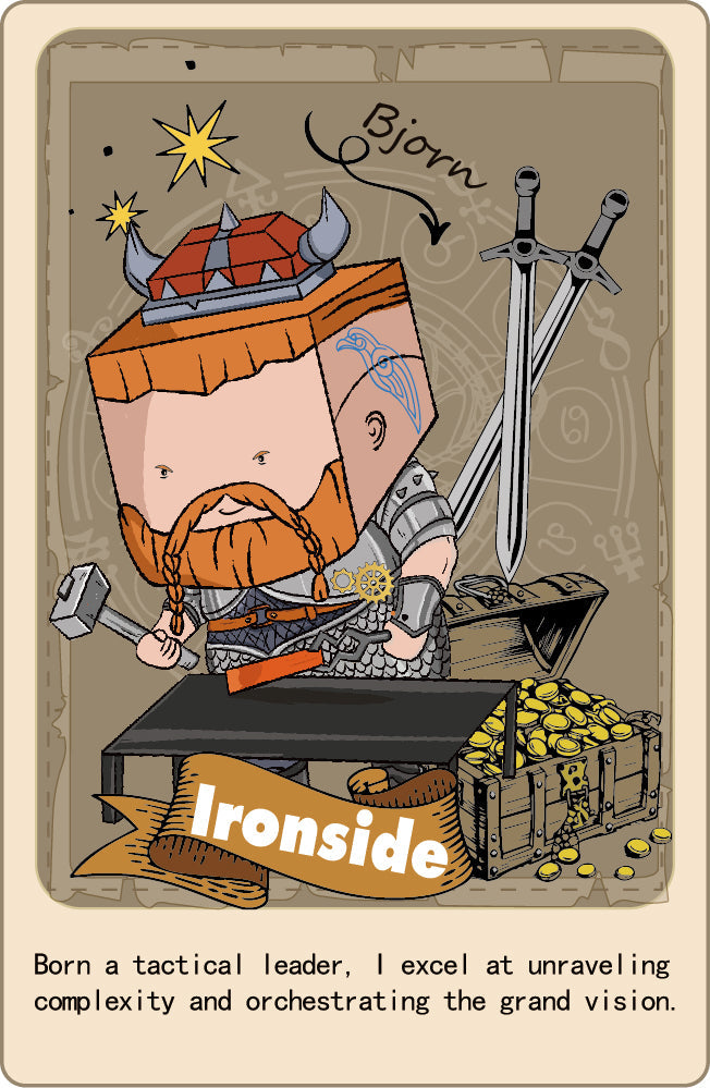 Bjorn — The Iron-Willed Craftsman of Ironside, BOXKING’s Iron Board Game Tables Department