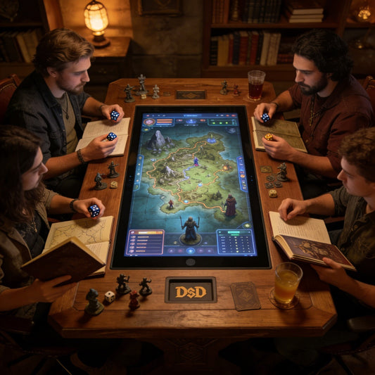 DnD Table with Screen: Evolution, Benefits, Designs & Best Digital Tables for Sale