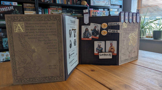 This magnetic, modular DnD DM screen is the most elaborate I've ever seen