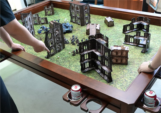 How Deep to Make the Recessed Vault of Your Board Game Table for Cards, Minis, and Player Boards?