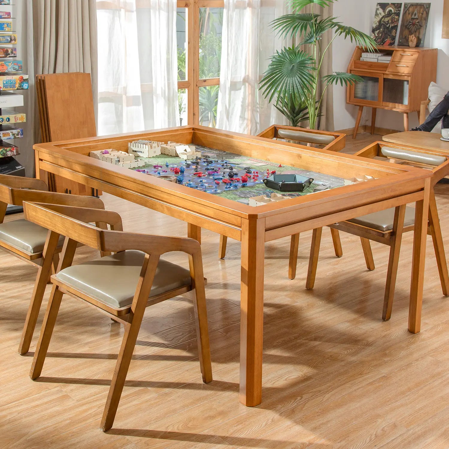 LED Kingswood (3×5'): The Royal Game Table | BoxKing Gaming
