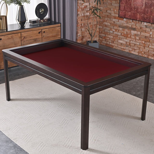 velvet playmat red