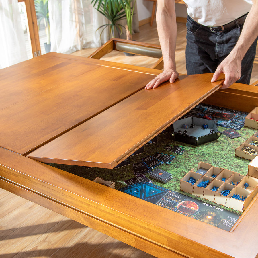 Kingswood 3×5' Solid Wood Game Table with Topper