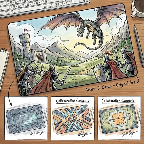 Playmat collaborationsfeaturing your artwork(multi-version available)