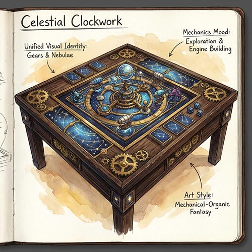 Can be paired with a matching gaming table for a unique Board Game x Gaming Table cross-category collaboration