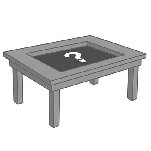 Limited-edition table edges, metal hardware, and tabletop materials