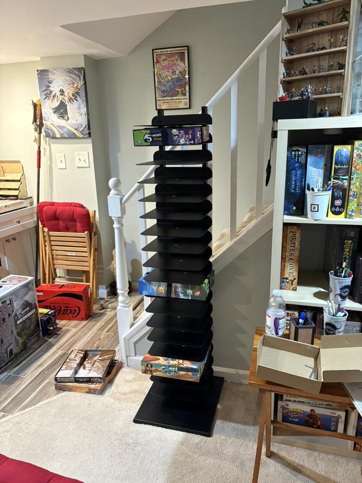 GamePillar Adjustable Board Game Tower – Tall (155cm)