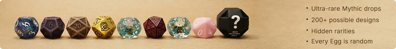 Dice loot drop banner