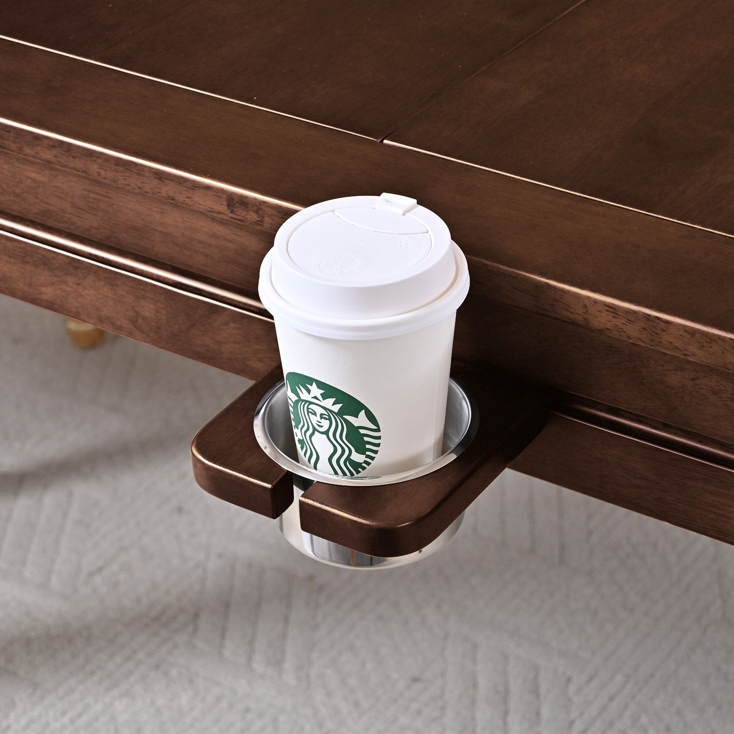 6x Cup Holder Pack for Wooden Table